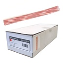 Espiral metálico rojo 34 mm 5:1 (Caja 50 unidades)