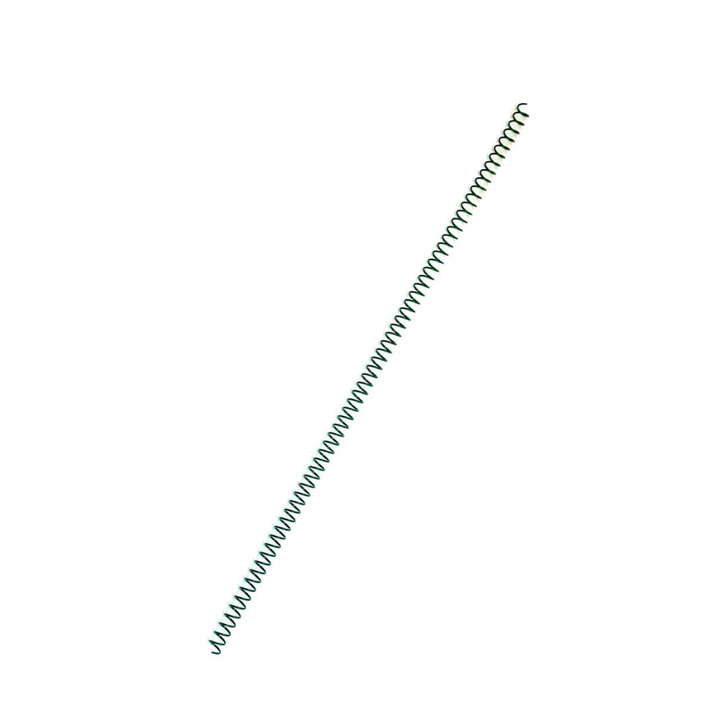 Espiral metálico verde 6 mm 5:1 (Pack de 10)