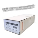 Espiral metálico plata 46 mm 5:1 (Caja 30 unidades)