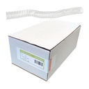 Espiral de plástico transparente 32 mm 4:1 (Caja 100 unidades)