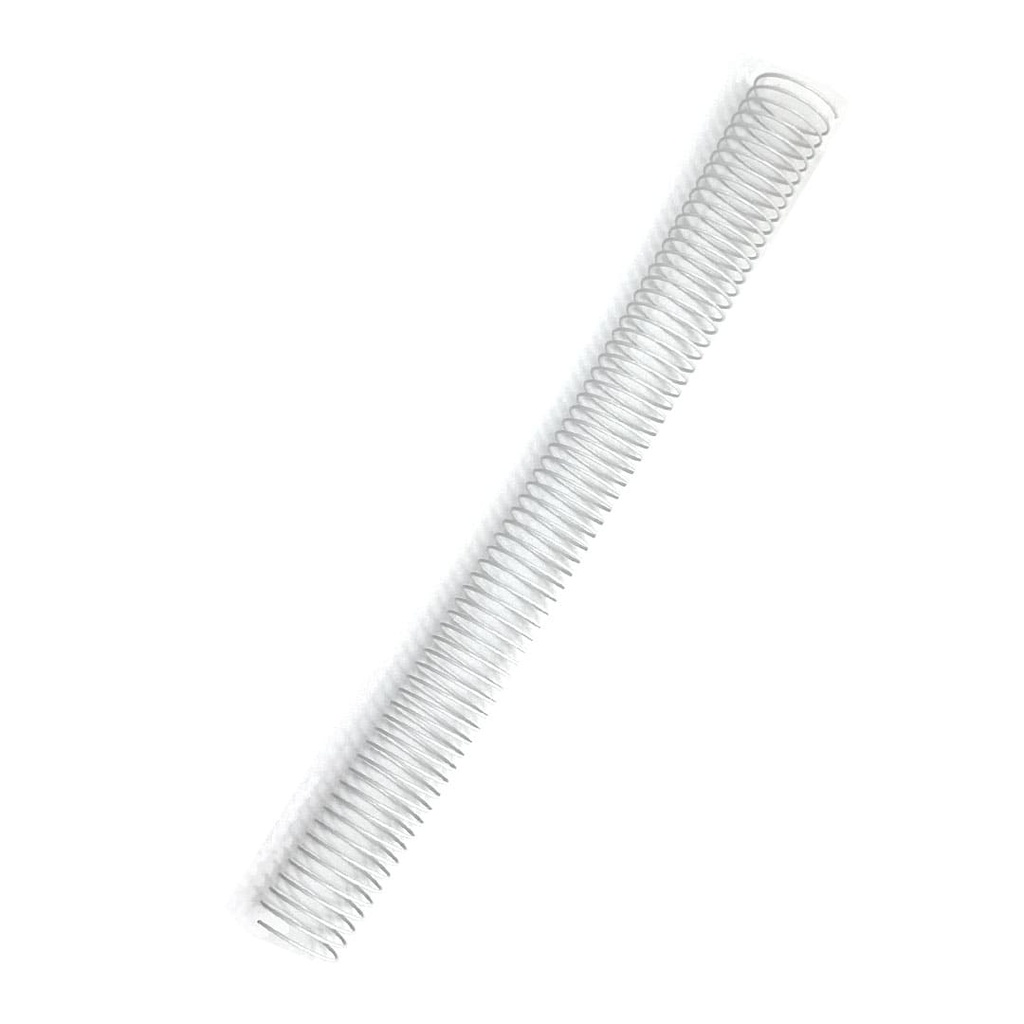 Espiral metálico blanco 34 mm 5:1 (Pack de 10)