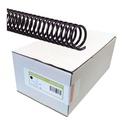 Espiral de plástico negro 28 mm 4:1 (Caja 100 unidades)