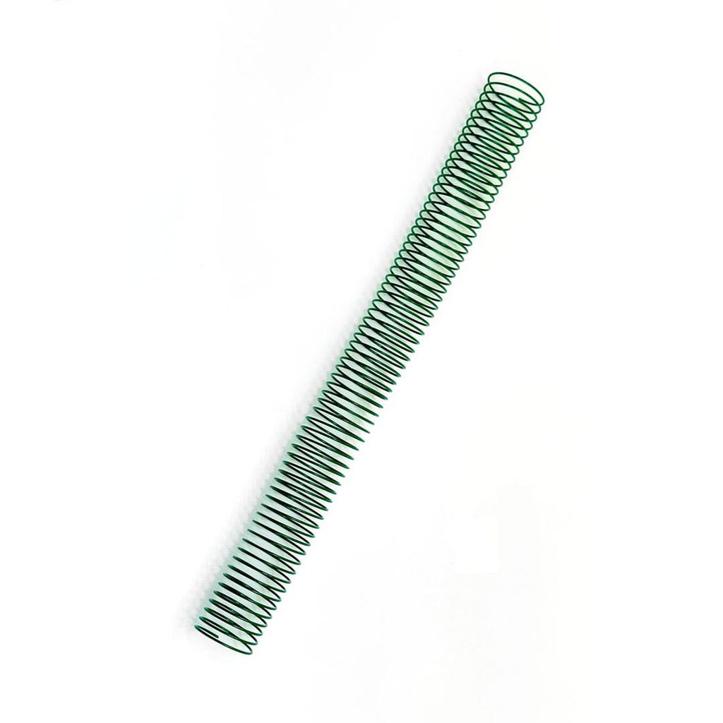 Espiral metálico verde 36 mm 5:1 (Pack de 10)