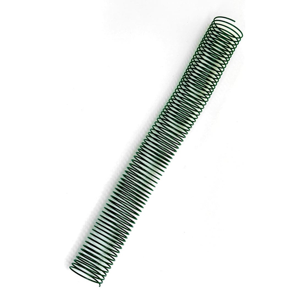 Espiral metálico verde 40 mm 5:1 (Pack de 10)