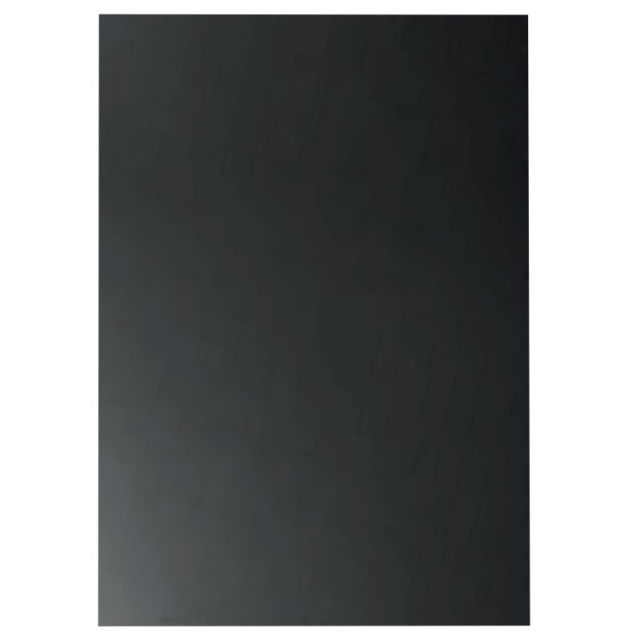 Portada de encuadernación A3 negra opaca de plástico de 180 micras (Pack de 10)