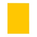 Portada de encuadernación A4 amarilla opaca de plástico de 180 micras (Pack de 10)