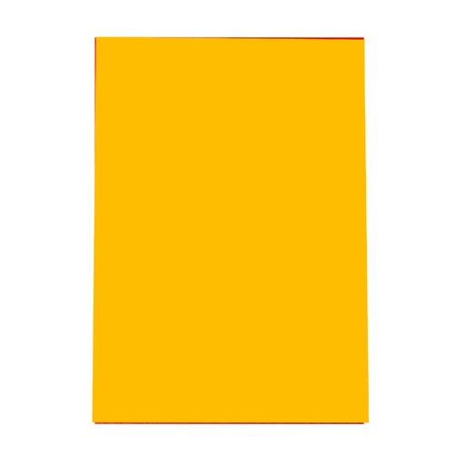 Portada de encuadernación A4 amarilla opaca de plástico de 500 micras (Pack de 10)