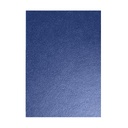 Portada de encuadernación A4 azul de cartón gofrado de 500 g/m² (Pack de 10)