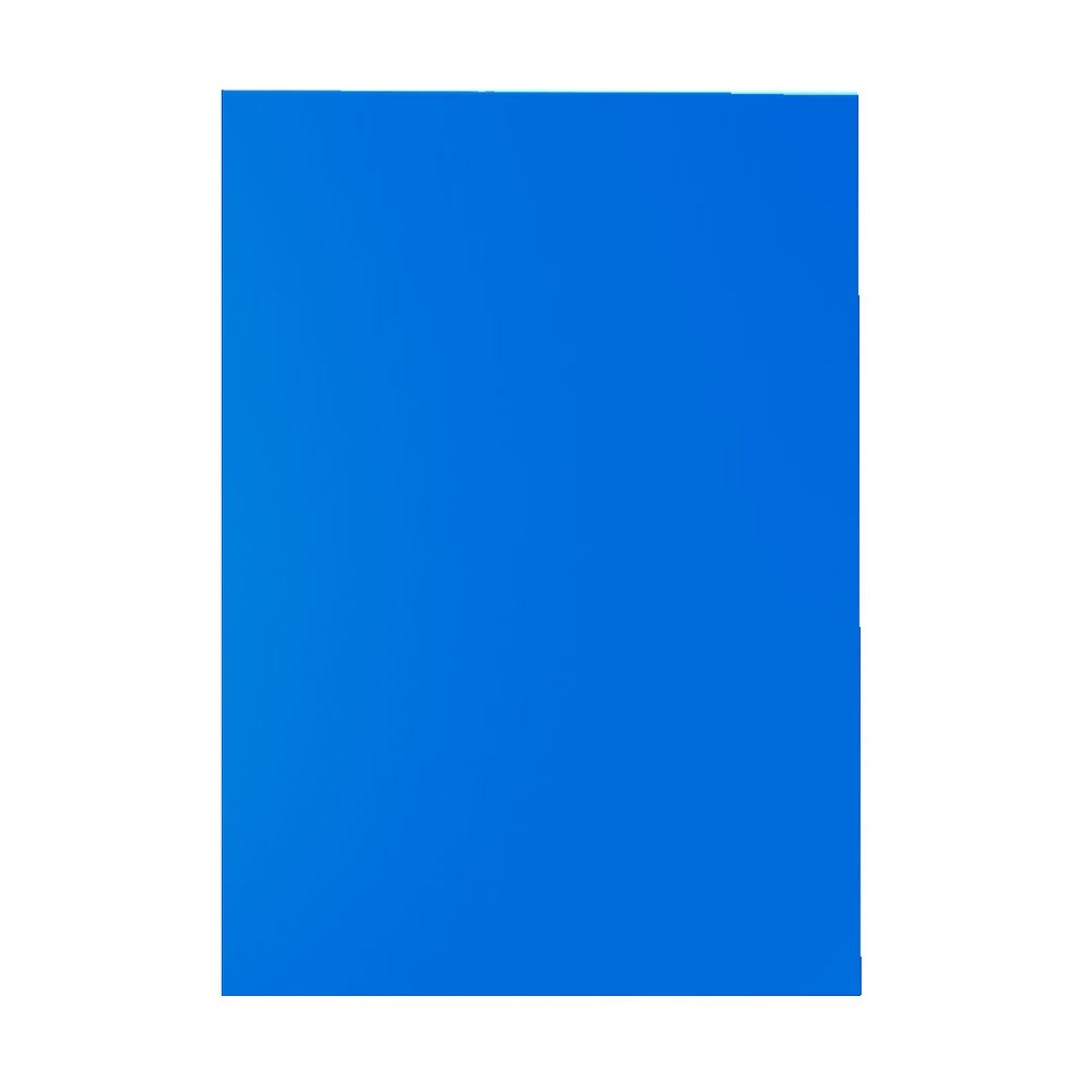 Portada de encuadernación A4 azul opaca de plástico de 180 micras (Pack de 10)