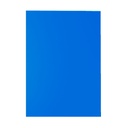 Portada de encuadernación A4 azul opaca de plástico de 180 micras (Pack de 10)