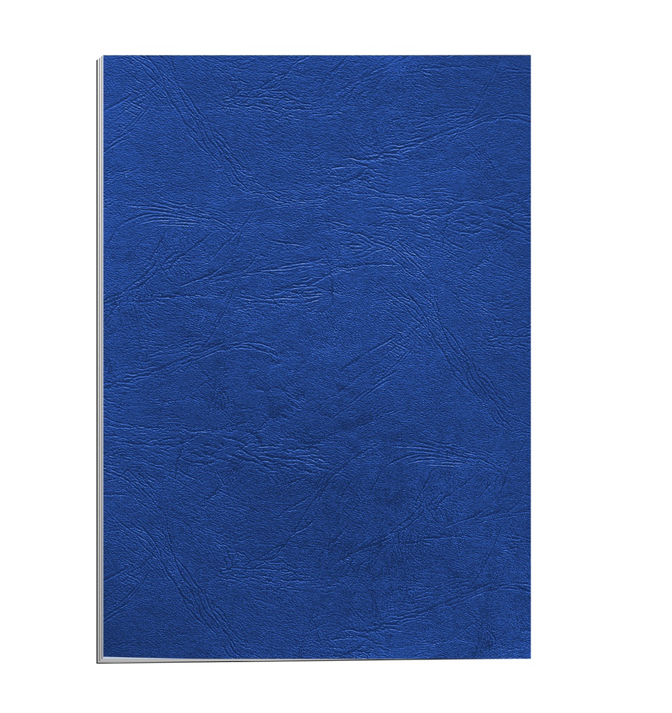 Portada de encuadernación A4 azul oscuro de cartulina de 250 g/m² Fellowes (Pack de 10)