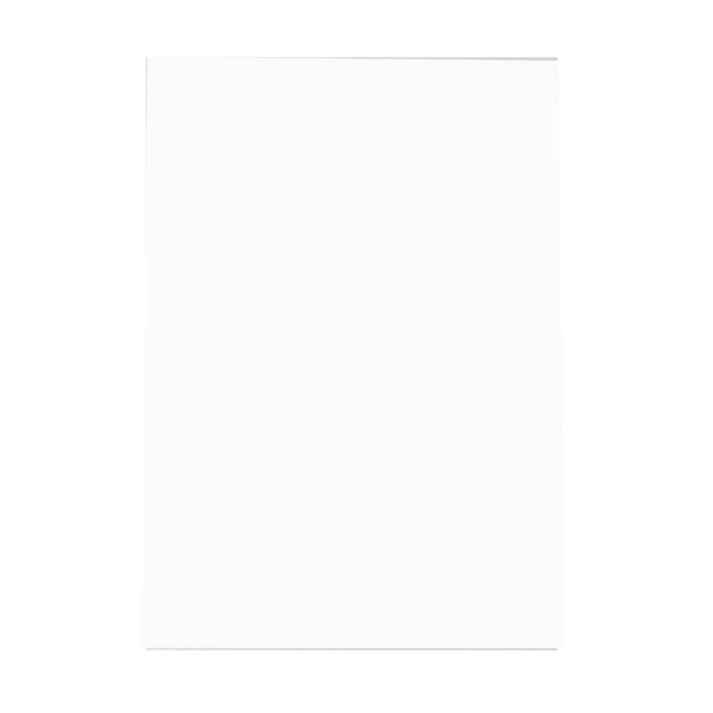 Portada de encuadernación A4 blanca opaca de plástico de 500 micras (Pack de 10)