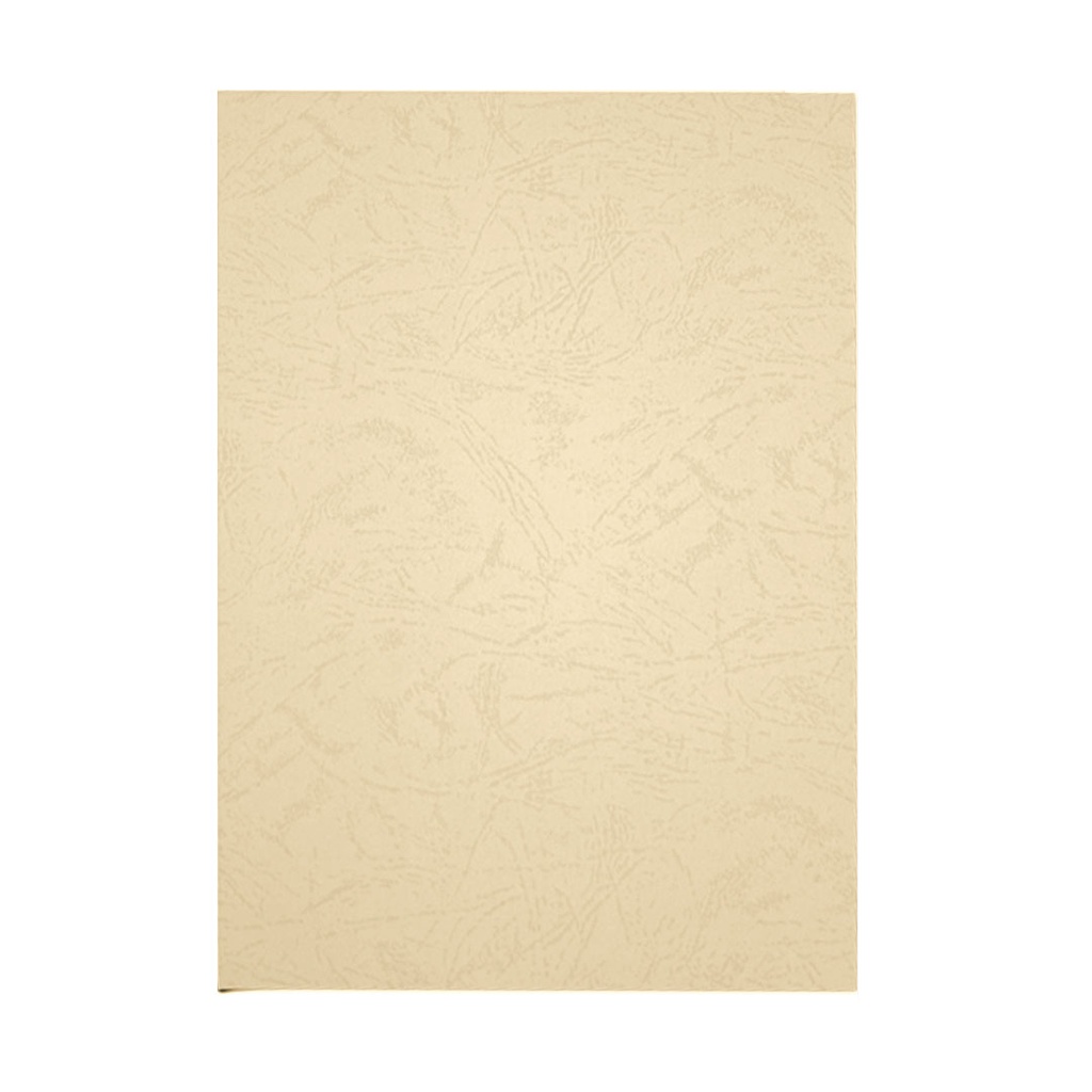 Portada de encuadernación A4 crema de cartulina de 250 g/m² Fixo (Pack de 10)