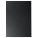Portada de encuadernación A4 negra opaca de plástico de 180 micras (Pack de 10)