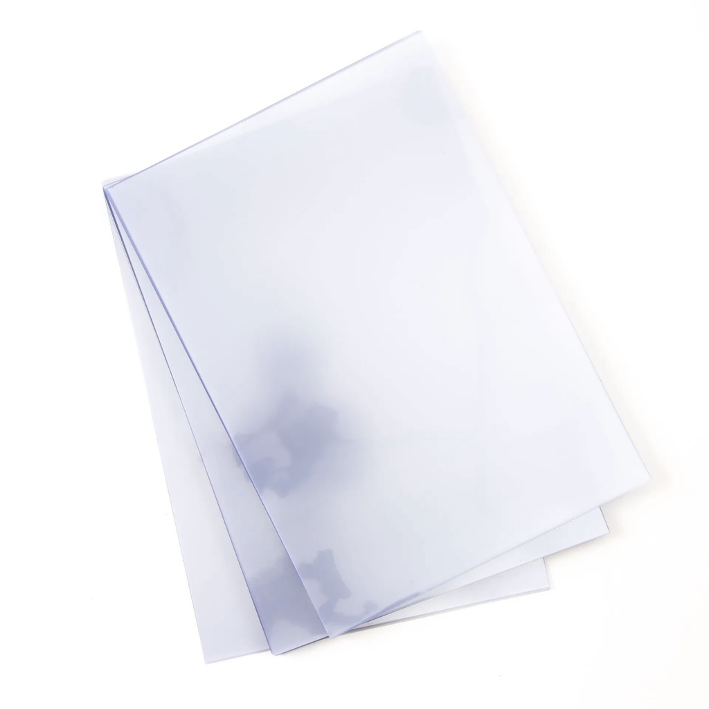 Portada de encuadernación A4 transparente de plástico de 180 micras (Caja de 100)