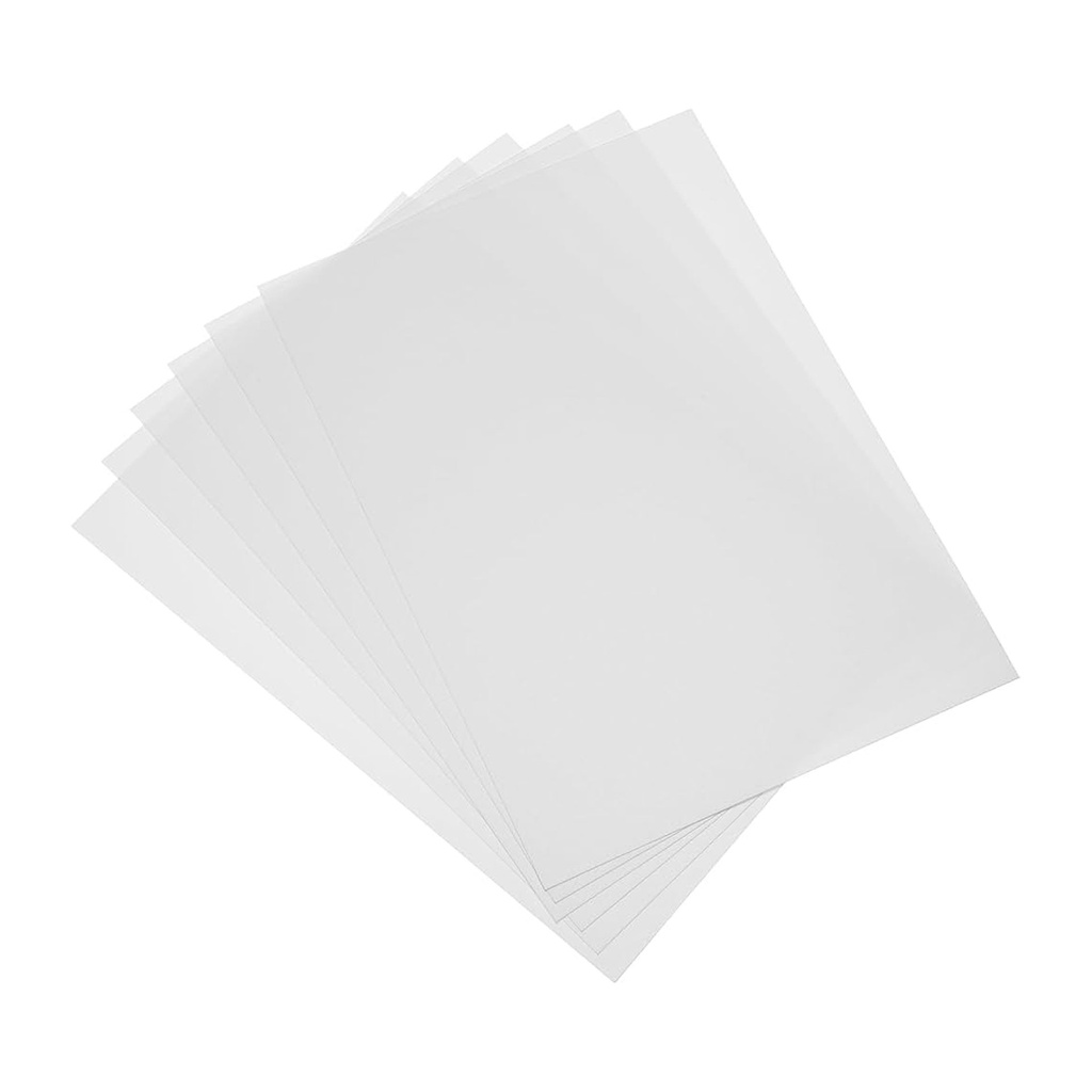 Portada de encuadernación A4 translúcida de plástico de 500 micras (Caja de 100)