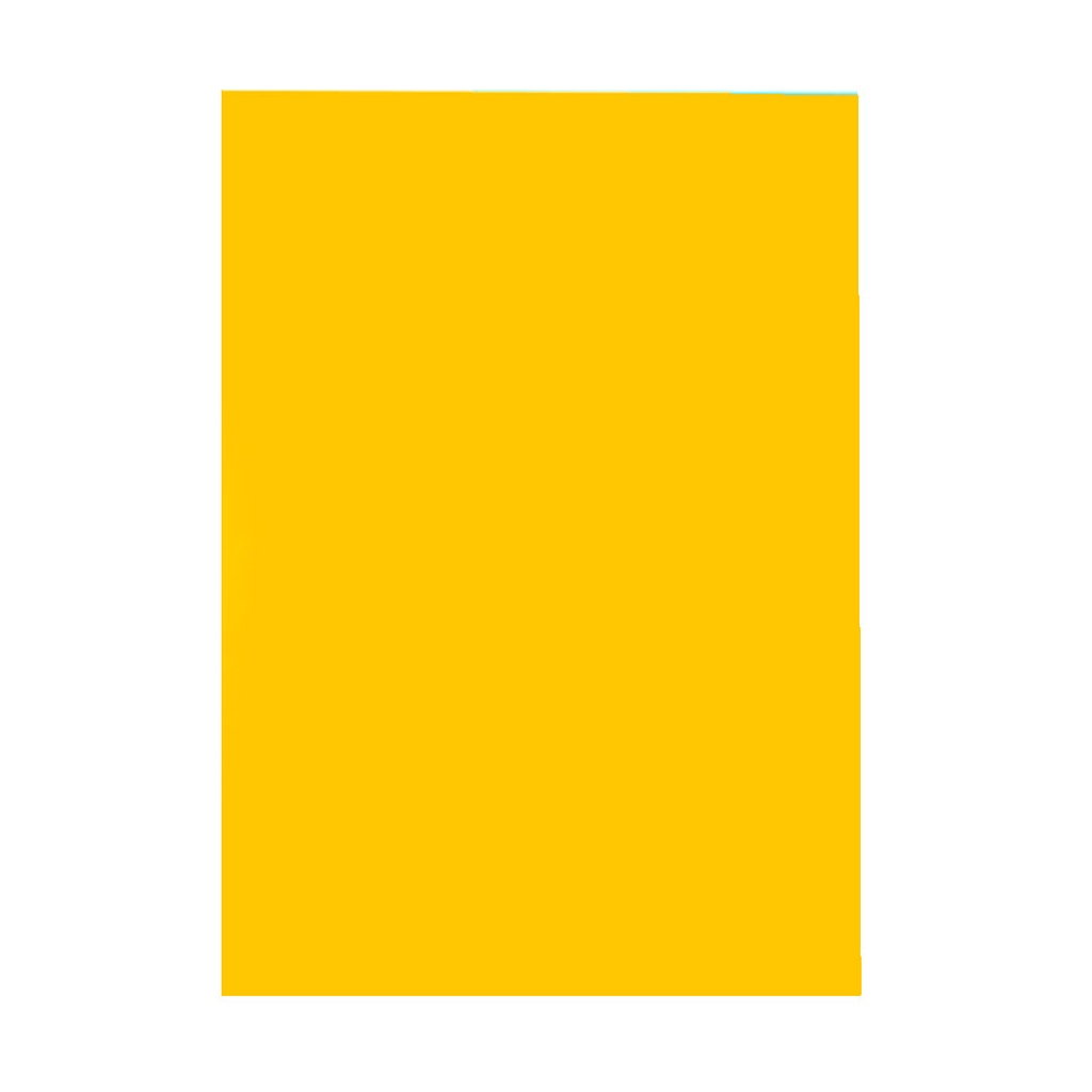 Portada de encuadernación A4 amarilla opaca de plástico de 180 micras (Caja de 100)