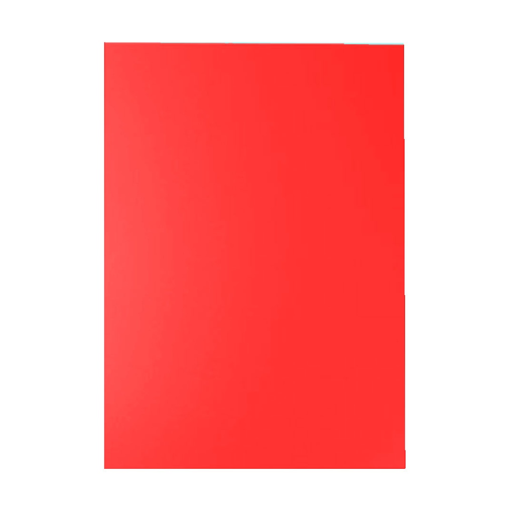 Portada de encuadernación A4 roja opaca de plástico de 180 micras (Caja de 100)