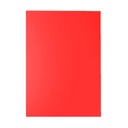 Portada de encuadernación A4 roja opaca de plástico de 180 micras (Caja de 100)