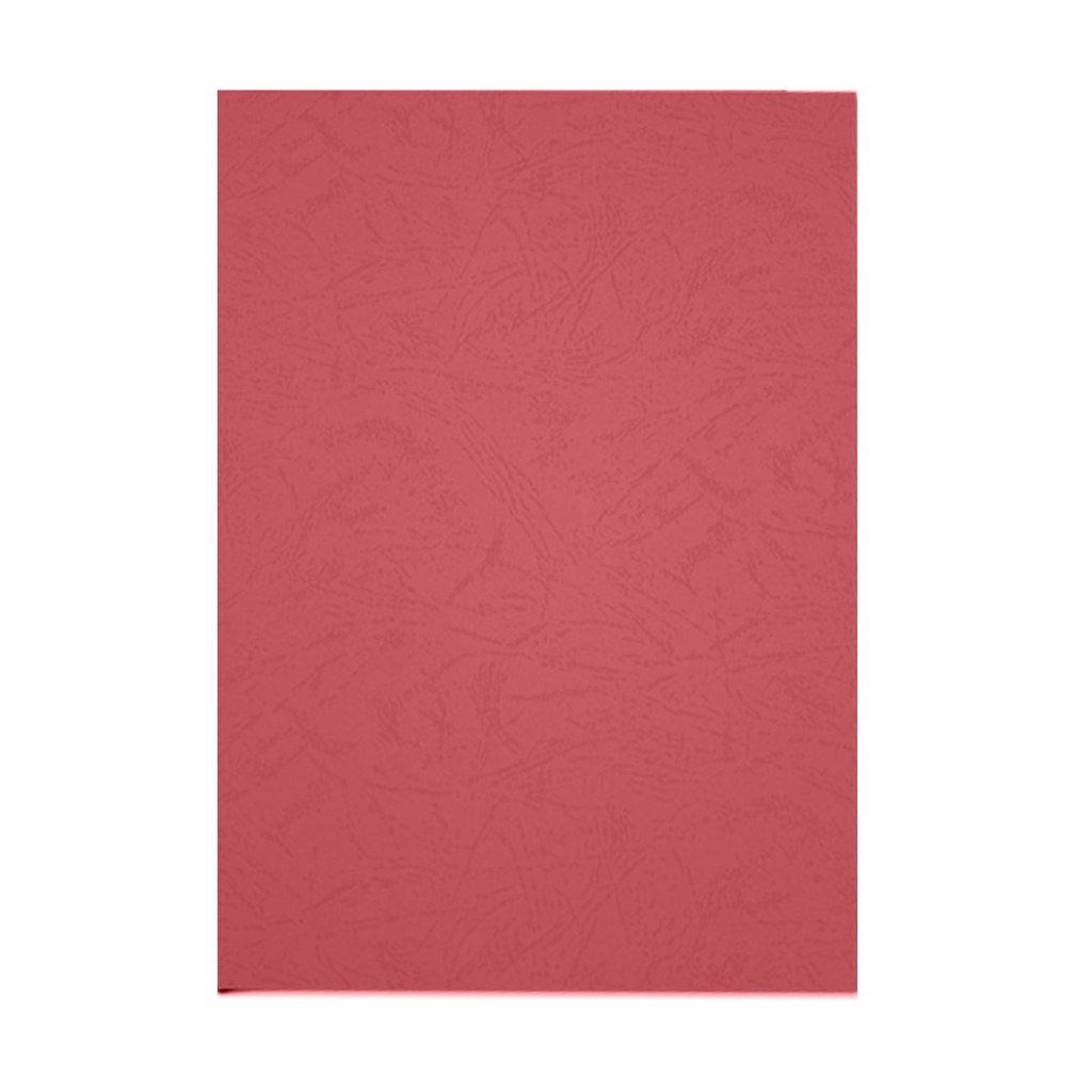 Portada de encuadernación A4 roja de cartulina de 250 g/m² Fixo (Pack de 10)