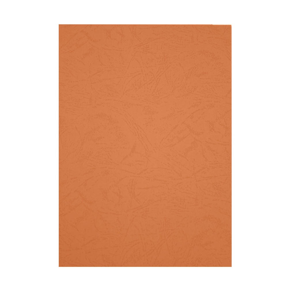 Portada de encuadernación A4 naranja de cartulina de 250 g/m² Fixo (Pack de 10)