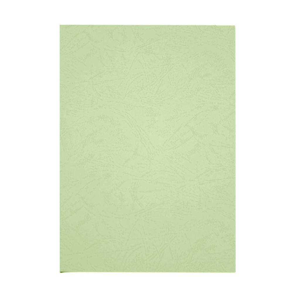 Portada de encuadernación A4 verde claro de cartulina de 250 g/m² Fixo (Pack de 10)