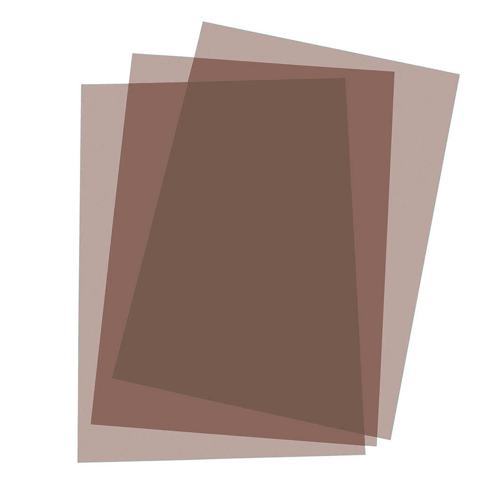 Portada de encuadernación A4 fumé transparente de plástico de 180 micras (Caja de 100)