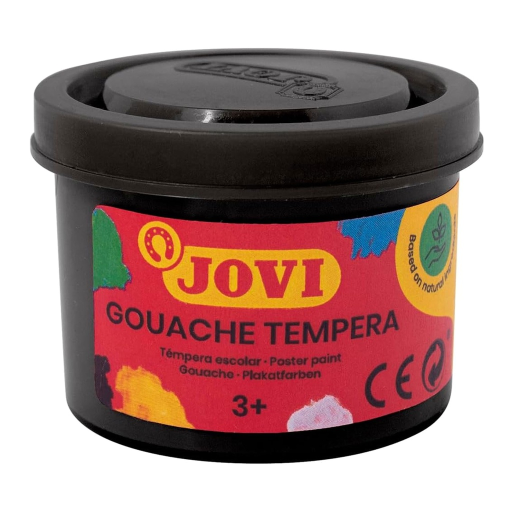 Témpera escolar líquida Jovi 35 ml negro
