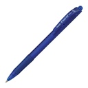 Bolígrafo retráctil Pentel Feel-it BX417 azul