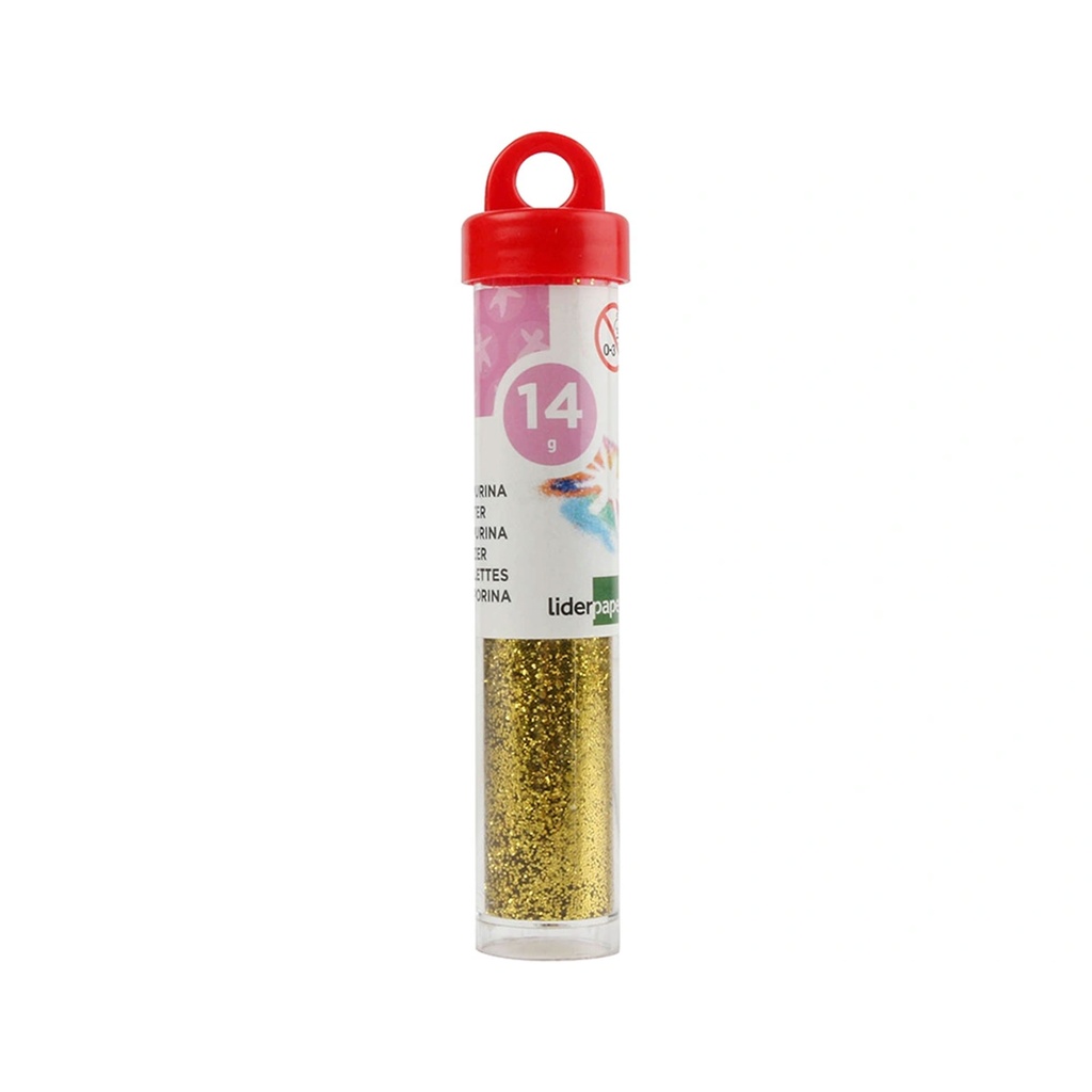 Purpurina oro Fantasía Liderpapel 14 gr