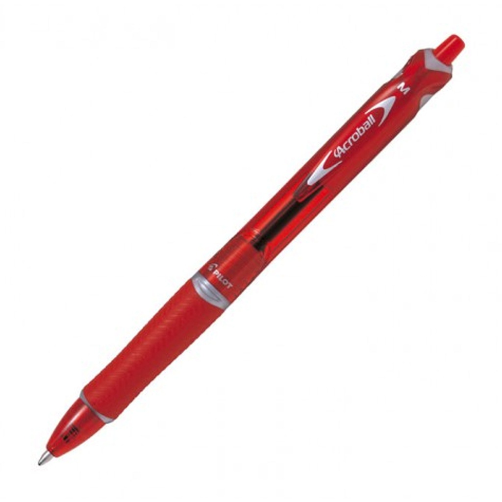 Bolígrafo retráctil Pilot Acroball rojo