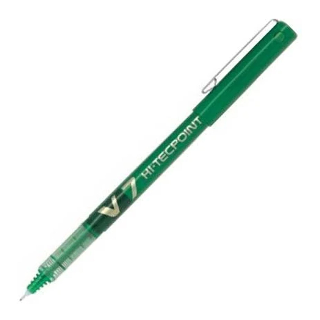 Bolígrafo roller Pilot V7 Hi-Tecpoint verde