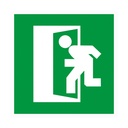 Pictograma adhesivo de Salida de Emergencia 114 x 114 mm