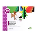 Bloc de cartón ondulado de colores 315 x 240 mm (10 hojas)