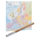 Mapa político de Europa Faibo mural plastificado 93 × 129 cm – Ref. 163G