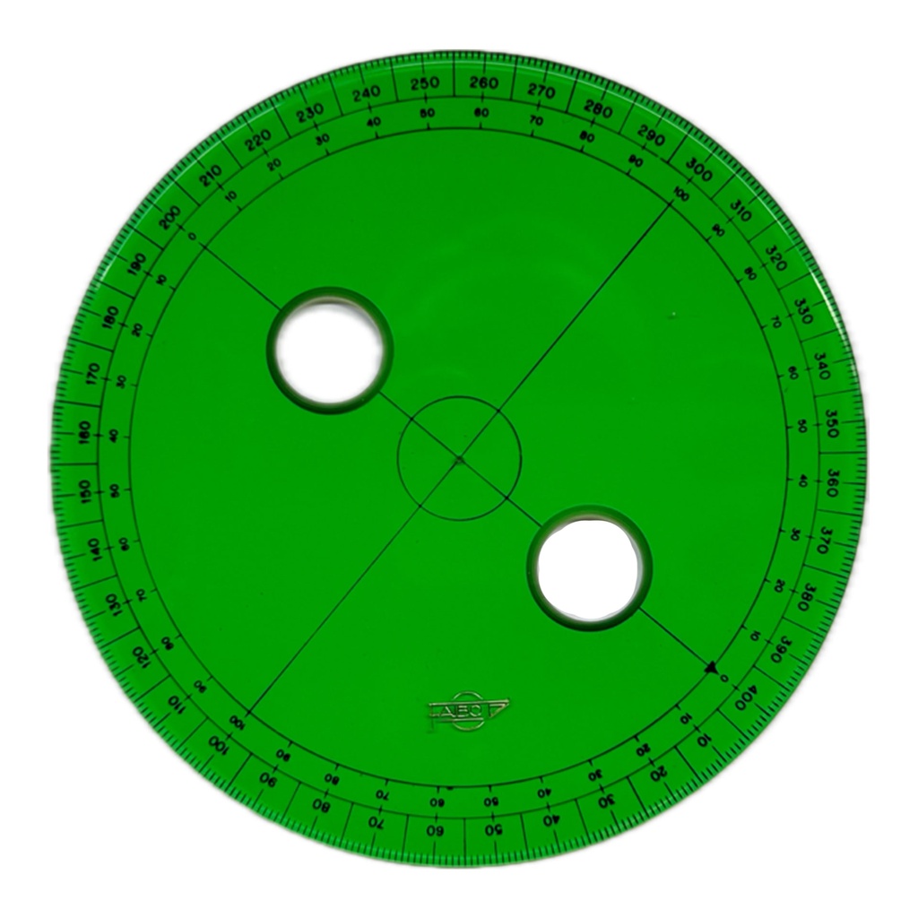 Círculo centesimal verde Faibo 109-15CV 15 cm profesional