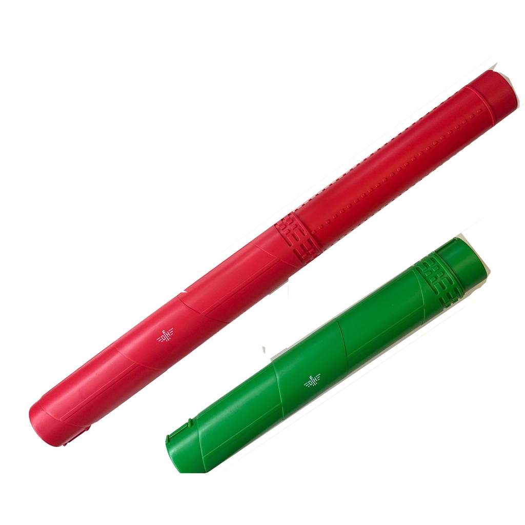 Tubo portaplanos plástico DFH extensible 40–65 cm x 6 cm para planos y pósters