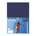 Cartulina A4 azul oscuro 180 g/m² Fabrisa (Pack 50 unidades)