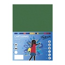 Cartulina A4 verde oscuro 180 g/m² Fabrisa (Pack 50 unidades)
