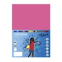 Cartulina A4 fucsia 180 g/m² Fabrisa (Pack 50 unidades)
