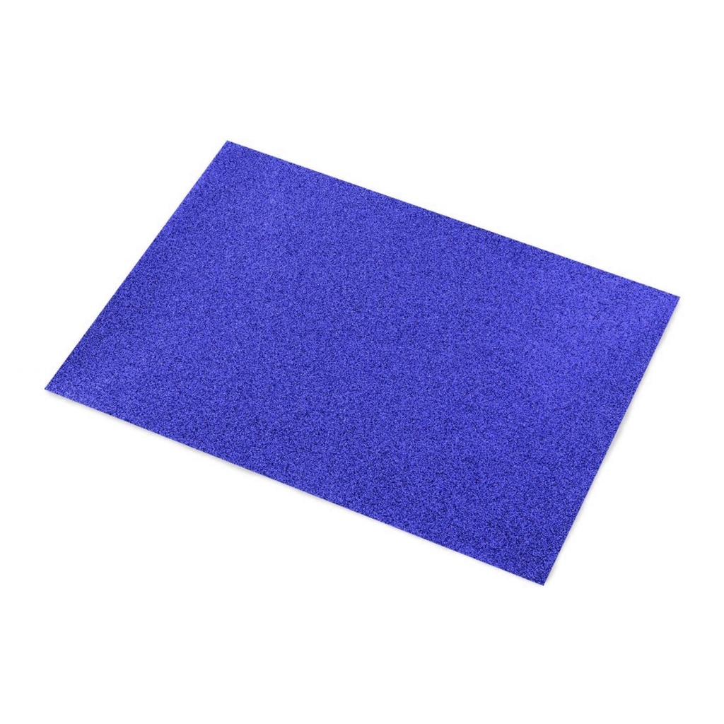 Cartulina 50 x 65 cm azul purpurina 280 g/m² (Unidad)