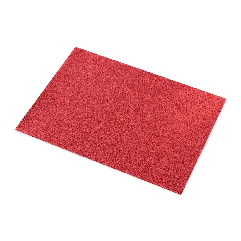 Cartulina 50 x 65 cm roja purpurina 280 g/m² (Unidad)