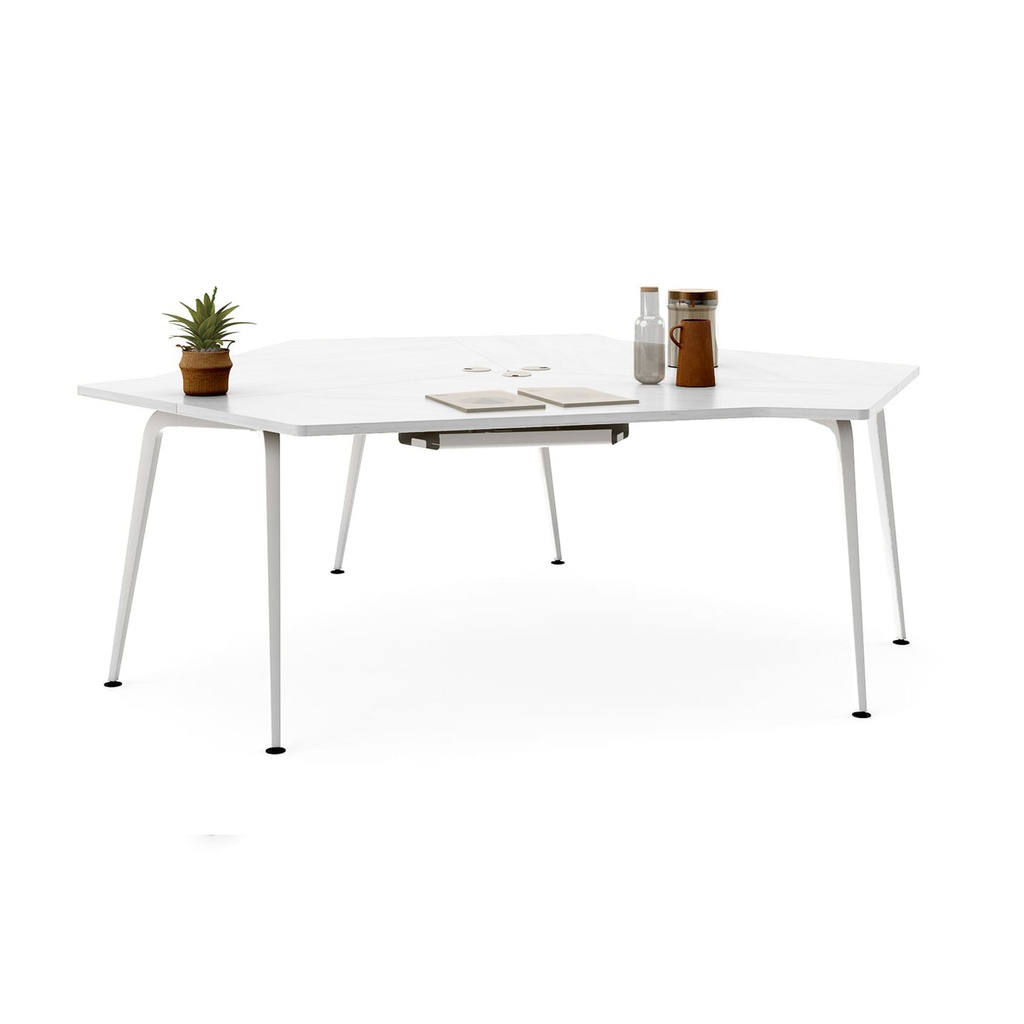 Mesa triple Gen Twist Express Actiu 229 x 198 cm