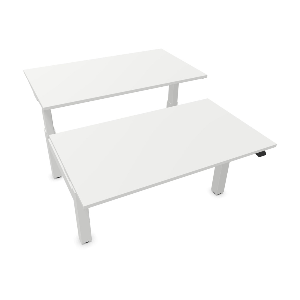 Mesa doble elevable Mobility Step Express Actiu fondo 80 cm
