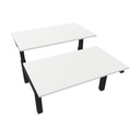 Mesa doble elevable Mobility Step Express Actiu fondo 164 cm