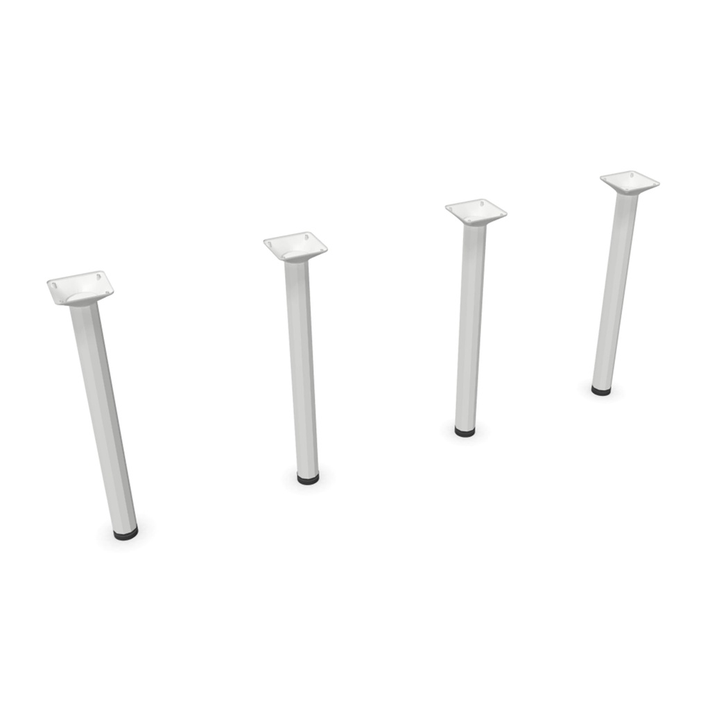 Patas redondas de acero para mesa Cool C300 Express Actiu altura 74 cm (Pack 4 unidades)