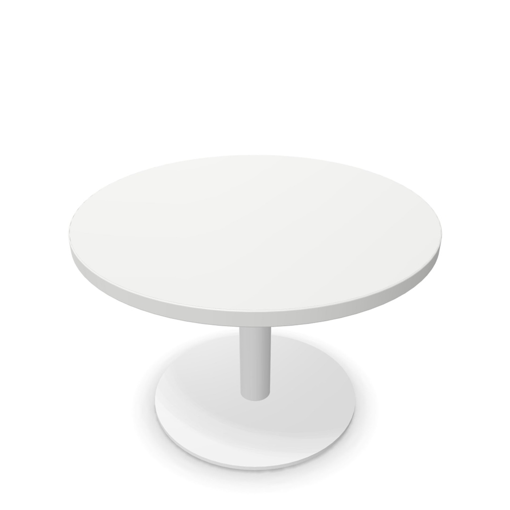 Mesa redonda baja Tabula Tar 10 Express Actiu 60 cm de díametro 40 cm de altura