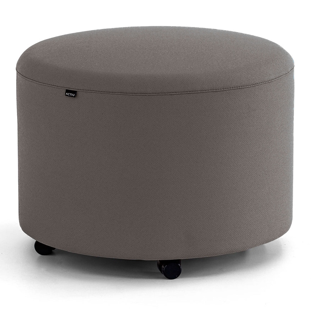 Puff redondo Bend Express Actiu con ruedas