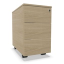 Cajonera móvil de melamina Actiu con 3 cajones personales 56 x 41 x 55 cm JX132 personalizada