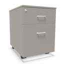 Cajonera móvil de melamina Actiu con 1 cajón de archivo y 1 personal 56 x 41 x 55 cm J133 personalizada